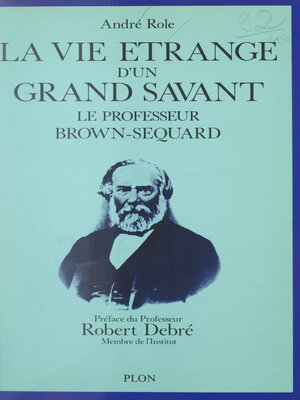 cover image of La vie étrange d'un grand savant
